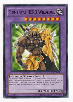 Yugioh Elemental HERO Wildedge LCGX-EN049 Common NM - Image 1