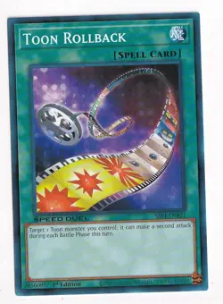 YuGiOh Spell Card Toon Rollback SS04-ENB21 1st Edition Common - Image 1