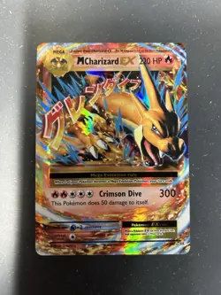 Pokemon TCG Mega-Charizard-EX Evolutions Holo Card 13/108 Near Mint Condition - Image 1