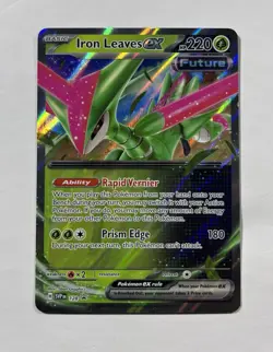 Pokemon-Iron Leaves ex 128 Scarlet & Violet Promo Card - Image 1