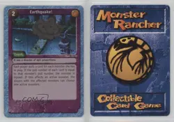 2000 Monster Rancher - Collectible Card Game Earthquake! #19 0b5 - Image 3