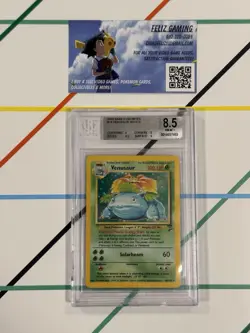 Pokemon BGS 8.5 Venusaur 18/130 Base Set 2 Unlimited Card NM/MINT Holo Like PSA - Image 1