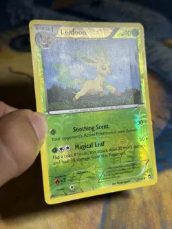 Leafeon 7/111 Pokemon XY Furious Fists Reverse Holo Rare Eeveelution Card - Image 4