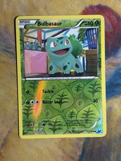 Bulbasaur 1/108 BW Black White Dark Explorers Reverse Holo Pokemon Card MP PL - Image 2