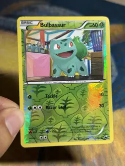 Bulbasaur 1/108 BW Black White Dark Explorers Reverse Holo Pokemon Card MP PL - Image 3