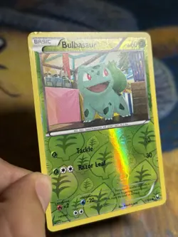 Bulbasaur 1/108 BW Black White Dark Explorers Reverse Holo Pokemon Card MP PL - Image 4
