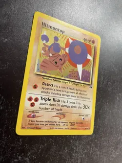 Hitmontop Neo Discovery 3/75 Pokemon Card Holo Rare Neo Discovery NM - Image 2