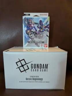 Gundam Card Game: Starter Deck 01: Heroic Beginnings Display - (ST-01 x 6) - Image 1
