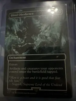 Magic: The Gathering Blind Obedience Enchantment Card - Image 1