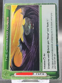 Chaotic Card : The Darkened Dunes Zoth 1st Edition Super Rare Location Dmg - Image 1