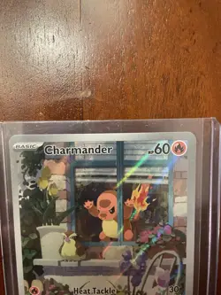 Pokemon Center Charmander #44 Obsidian Flames ETB Promo Card NM Condition - Image 2