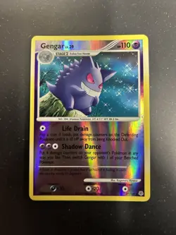 Pokemon Gengar TCG Diamond & Pearl Card 27/130 Reverse Holo LP/MP Condition - Image 1