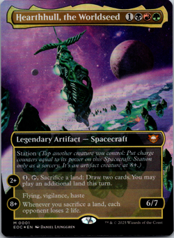 Hearthhull, the Worldseed (Borderless) - MTG Edge of Eternities Foil - Image 1
