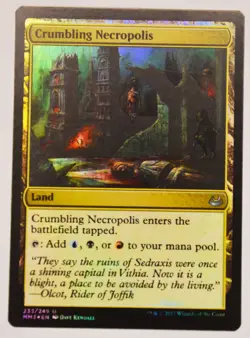 MTG Modern Masters 2017 Crumbling Necropolis -Foil - Image 1