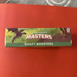 MTG English Commander Masters Draft Booster Box - 24 Packs, Made in Japan 195166217208 - Image 2