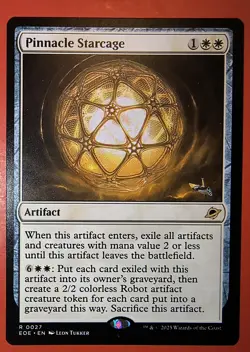 MTG, EDGE OF ETERNITIES. * PINNACLE STARCAGE* #0027, RARE, REGULAR, EOE - Image 1