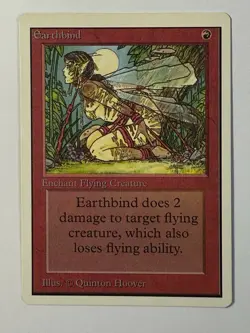 MTG Earthbind Unlimited Edition Magic The Gathering LP English - Image 1
