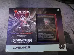 MTG: DUSKMOURN: HOUSE OF HORROR: ENDLESS PUNISHMENT COMMANDER DECK - New Sealed - Image 1