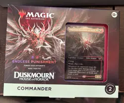 MTG: DUSKMOURN: HOUSE OF HORROR: ENDLESS PUNISHMENT COMMANDER DECK - New Sealed - Image 1