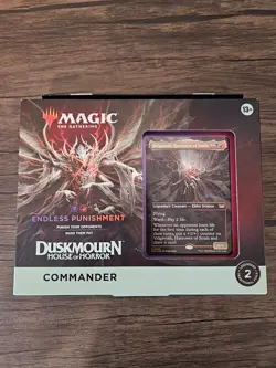 MTG: DUSKMOURN: HOUSE OF HORROR: ENDLESS PUNISHMENT COMMANDER DECK - New Sealed - Image 1