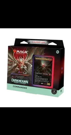 MTG: DUSKMOURN: HOUSE OF HORROR: ENDLESS PUNISHMENT COMMANDER DECK - New Sealed - Image 1