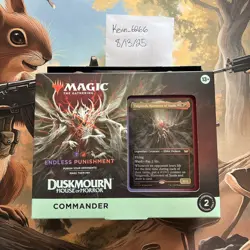 MTG: DUSKMOURN: HOUSE OF HORROR: ENDLESS PUNISHMENT COMMANDER DECK - New Sealed - Image 3