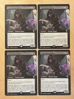 MTG Magic the Gathering 1x Opposition Agent Extended Art Commander Legends NM - Image 1