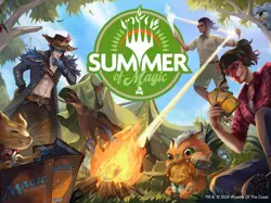 Magic the Gathering MTG Playmat - Summer of Magic - Event Exclusive FNM Prize - Image 2