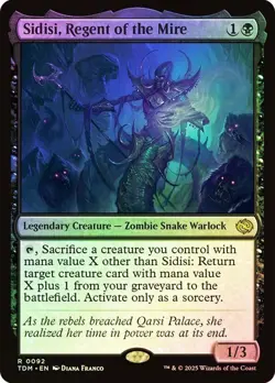 Foil Sidisi, Regent of the Mire [Tarkir: Dragonstorm] MTG - Image 1
