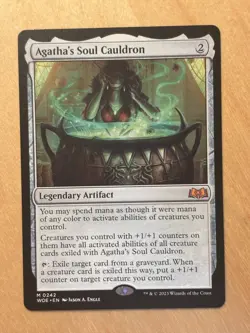 MTG Magic the Gathering Agatha's Soul Cauldron Wilds of Eldraine NM - Image 1