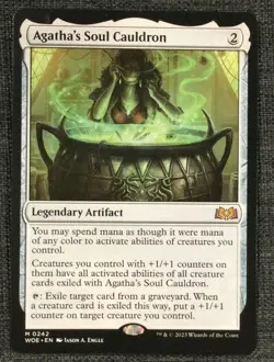 MTG Magic the Gathering Agatha's Soul Cauldron Wilds of Eldraine NM - Image 1