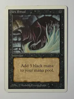 MTG Dark Ritual Unlimited Edition LP - Image 1