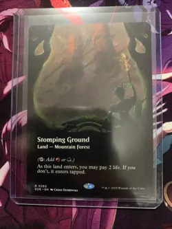 MTG Edge Of Eternities Complete Set Of Shock Lands Borderless Non Foil - Image 2