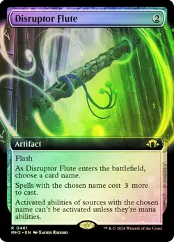 Foil Disruptor Flute (Extended Art) [Modern Horizons 3] MTG - Image 1