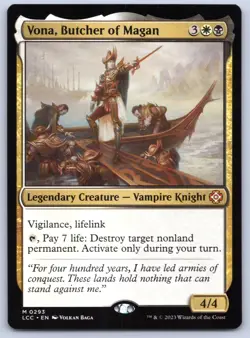 Vona, Butcher of Magan - Commander The Lost Caverns of Ixalan - MTG - Near Mint - Image 1