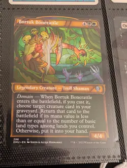 Bortuk Bonerattle Showcase Dominaria United NM MTG Magic (G) - Image 1