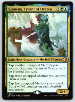 Kumena, Tyrant of Orazca - Commander The Lost Caverns of Ixalan - MTG Near Mint - Image 1