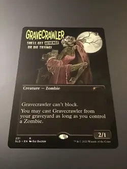 MTG Secret Lair #231 Gravecrawler (Movie Poster) NM - Image 1