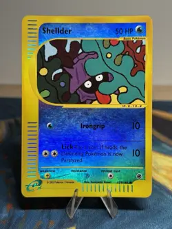 Shellder 129/165 Reverse Holo Expedition Reverse Holo E Reader Series Pokemon LP - Image 1