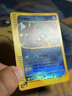 Shellder 129/165 Reverse Holo Expedition Reverse Holo E Reader Series Pokemon LP - Image 4