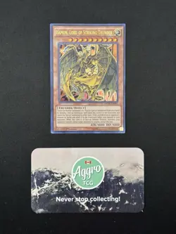 Hamon, Lord of Striking Thunder - Yugioh DUSA-EN097 1st Edition Ultra Rare NM - Image 1