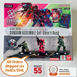 Gundam Card Game Start Deck ST03A Gundam Assemble Set Zeon's Rush Japanese - Image 1