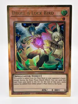 Yugioh - Droll and Lock Bird - Gold Rare - MAGO-EN006 - LP - Image 1