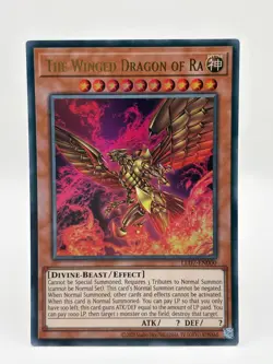 The Winged Dragon of Ra (Alternate Art) LED7-EN000 Rage of Ra Yugioh Card - Image 1
