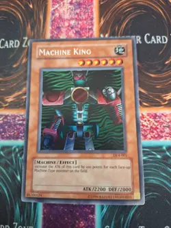 Yugioh Machine King DL4-001 Limited Super Rare Moderately Played - Image 1