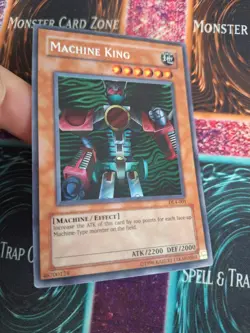 Yugioh Machine King DL4-001 Limited Super Rare Moderately Played - Image 2