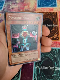 Yugioh Machine King DL4-001 Limited Super Rare Moderately Played - Image 3
