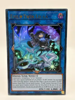 Yugioh - Evil Twin Lil-La GEIM-EN016 Collector’s Rare - 1st Edition - Image 1
