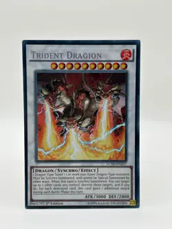 Yugioh! Trident Dragion LC5D-EN237 Legendary Collection 5D's 1st Edition NM - Image 1