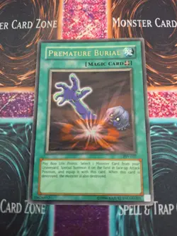 Yugioh Premature Burial PSV-037 Ultra Rare OG Unlimited HP - Image 1